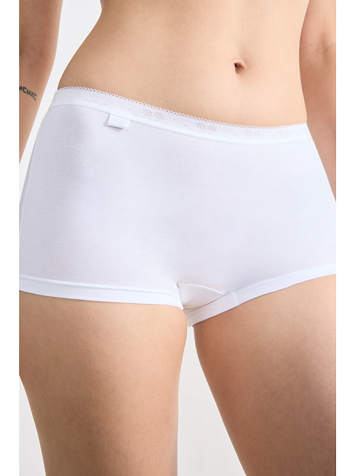 Bokserki Basic+ Short Cotton białe