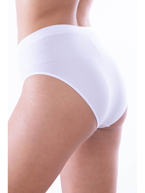 Wyższe figi Bikini Queenie białe
