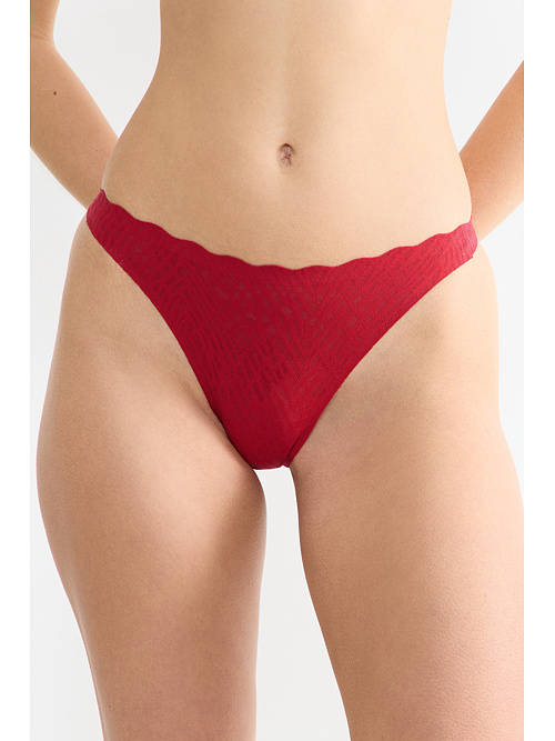 Stringi Sloggi ZERO FEEL BLISS Festive String czerwone