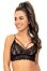Koronkowy biustonosz bralette 245 czarny
